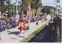 大汝牟遅神社の流鏑馬