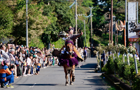 伊作流鏑馬（2024年）写真