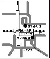 鹿児島中央駅のりば案内図