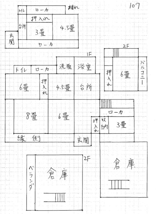 107間取り